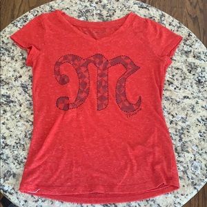 Red miss me shirt